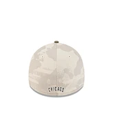 New Era Men's Light Beige/Olive Chicago Cubs 2025 Armed Forces Day 39THIRTY Flex Hat