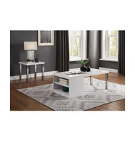 Glossy Square End Table – Stylish Addition to Living Spaces