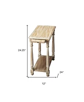 End Table with Shelf for Organized Living Room Storage