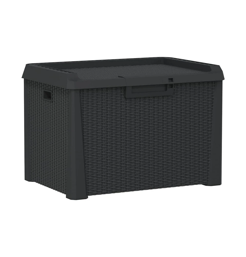 Patio Storage Box Anthracite 33 gal Pp