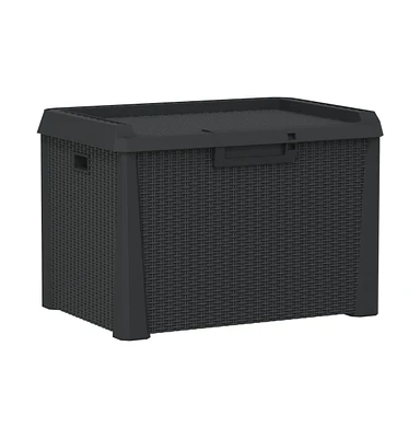 Patio Storage Box Anthracite 33 gal Pp