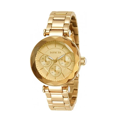 Invicta Women's 31297 Angel Quartz Chronograph Gold Dial Watch