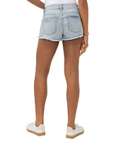 Silver Jeans Co. Women's Boyfriend Mid Rise Luxe Stretch Americana Shorts