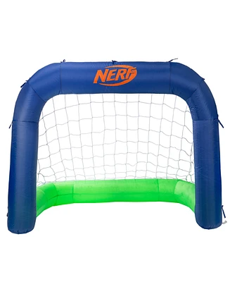 Franklin Sports Nerf Air Goal Kids Inflatable Soccer Goal Set