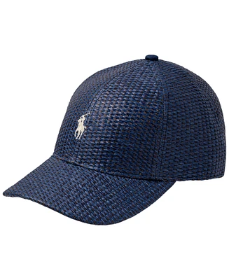 Polo Ralph Lauren Men's Straw Baseball Hat