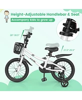 16 Inch Kids Bike with Removable Training Wheels