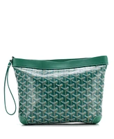 Pre-Owned Goyard Goyardine Conti Pouch Coated Canvas
