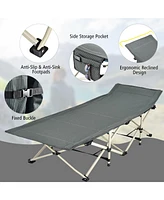 Wide Foldable Camping Cot with Carry Bag