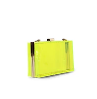 Women's Illumine Transparent Green Mini Bag