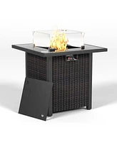 Mondawe 28 Inch-50000 Btu Propane Fire Pit Table for Outside Patio and Garden
