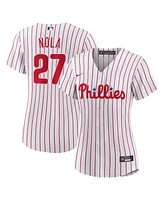 Nike Women's Aaron Nola White Philadelphia Phillies Home Replica Jersey
