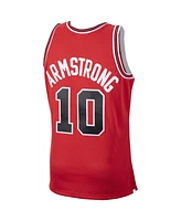 Men's B.j. Armstrong Scarlet Chicago Bulls 1990-91 Hardwood Classics Swingman Jersey