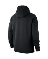 Men's Nike Black Oregon Ducks Basketball Icon Club Fleece Pullover Hoodie