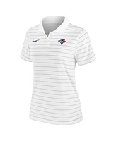 Nike Women's White Toronto Blue Jays Authentic Collection Victory Performance Polo Shirt