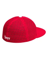Men's adidas Scarlet Nebraska Huskers On-Field Baseball Fitted Hat