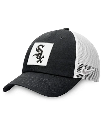 Nike Men's Black Chicago White Sox Rise Adjustable Trucker Hat