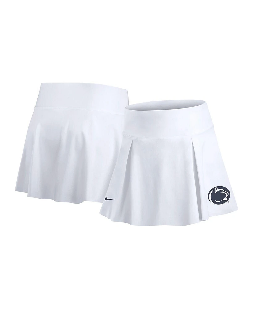 Nike Women's White Penn State Nittany Lions Club Tennis Skirt with Shorts