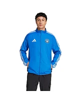 Adidas Men's Blue/Light Blue Cf Montreal 2025 Anthem Reversible Full-Zip Jacket