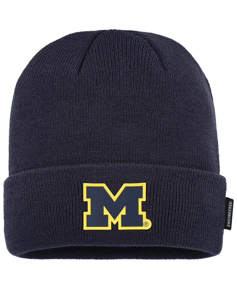 Nike Men's Navy Michigan Wolverines On-Field Standard Terra Cuffed Knit Hat