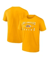 Fanatics Men's Gold Los Angeles Lakers Competition T-Shirt