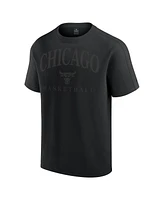 Fanatics Men's Black Chicago Bulls Flex Tri-Blend T-Shirt