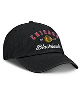 Fanatics Women's Black Chicago Blackhawks Fundamental Dasher Arch Adjustable Hat
