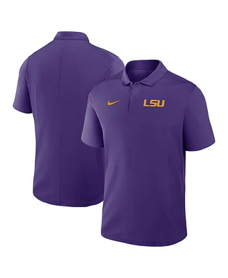 Nike Men's Purple Lsu Tigers Primetime Victory Primary Logo Performance Polo Shirt