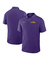 Nike Men's Purple Lsu Tigers Primetime Victory Primary Logo Performance Polo Shirt