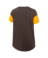 Nike Women's Brown San Diego Padres Flowy T-Shirt