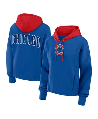 Fanatics Women's Royal Chicago Cubs Oversized Legacy Favorite Spectator Pullover Hoodie