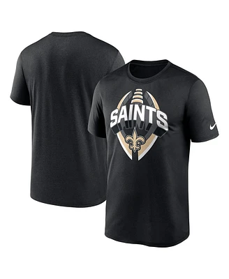 Nike Men's Black New Orleans Saints Legend Icon Performance T-Shirt