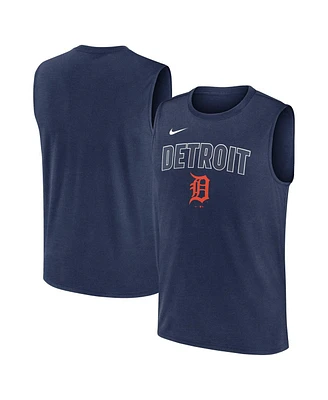 Nike Men's Navy Detroit Tigers Knockout Performance Muscle Tank Top