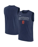 Nike Men's Navy Detroit Tigers Knockout Performance Muscle Tank Top