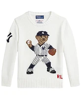 Polo Ralph Lauren Toddler and Little Boys Yankees Bear Sweater