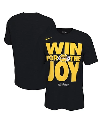 Nike Men's and Women's Black Los Angeles Lakers 2025 Nba Playoffs On-Court Mantra T-Shirt