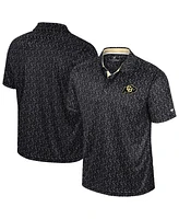 Colosseum Men's Black Colorado Buffaloes Sublimated Golf Polo Shirt