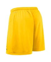 Jordan Men's Navy/Maize Michigan Wolverines 2025 Sideline Reversible Performance Shorts