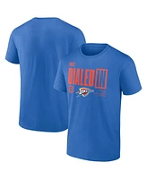 Fanatics Men's Blue Oklahoma City Thunder 2025 Northwest Division Champions Locker Room T-Shirt