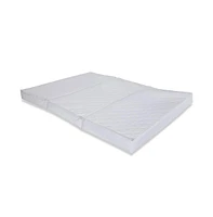 Multi-Use Waterproof Folding Portable Crib Mattress/Play Mat with Travel Carry Case, 1.5"