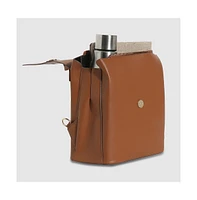 Women's Buckle Flap Backpack - Brown