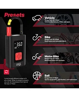 One 7.4V / 5200mAh Tire Inflator Portable Air Compressor, 150PSI