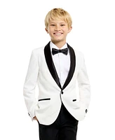 OppoSuits Big Boys 3-Piece Pearly Solid Tuxedo Set