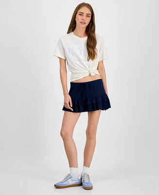 Celebrity Pink Juniors' Pleated Skort