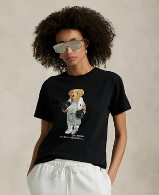 Polo Ralph Lauren Women's Bear Cotton Jersey Tee