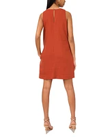 Msk Women's Mini Sleeveless Shift Dress