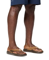 Columbia Men's Boatside Leather Lightweight Flip Flop Sandals