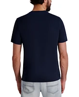 Karl Lagerfeld Paris Men's Core Short Sleeve Crewneck Logo T-Shirt