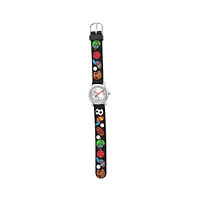 Bling Jewelry Time Teacher 3D Skater Racer Tennis Soccer Basketball Baseball Sports Wrist Watch Silicone Wristband White Dial