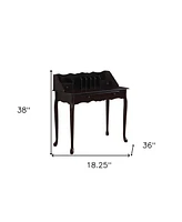 Solid Wood Computer Desk with Three Drawers – Modern Home Office Desk