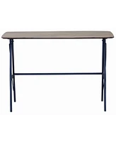 Modern Rustic Solid Wood Writing Desk – Sturdy & Stylish Workspace